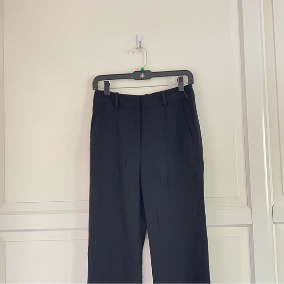 Reiss Haisley Wool-Blend Tailored Flared Suit Trousers in Black 4R 26292 - Picture 4 of 8